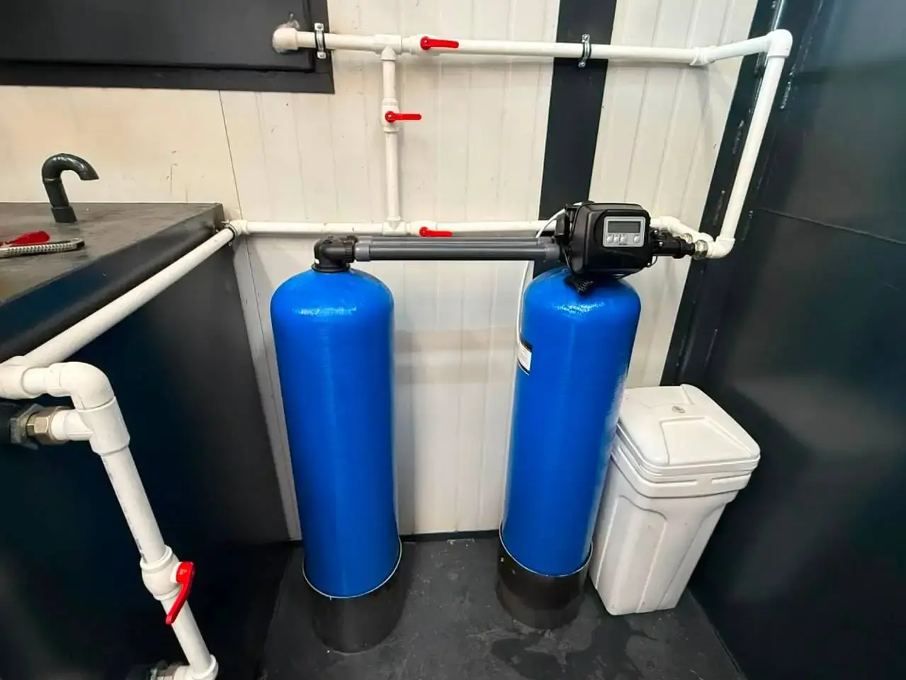 Otomatik Valfli Endüstriyel Su Yumuşatma Sistemi